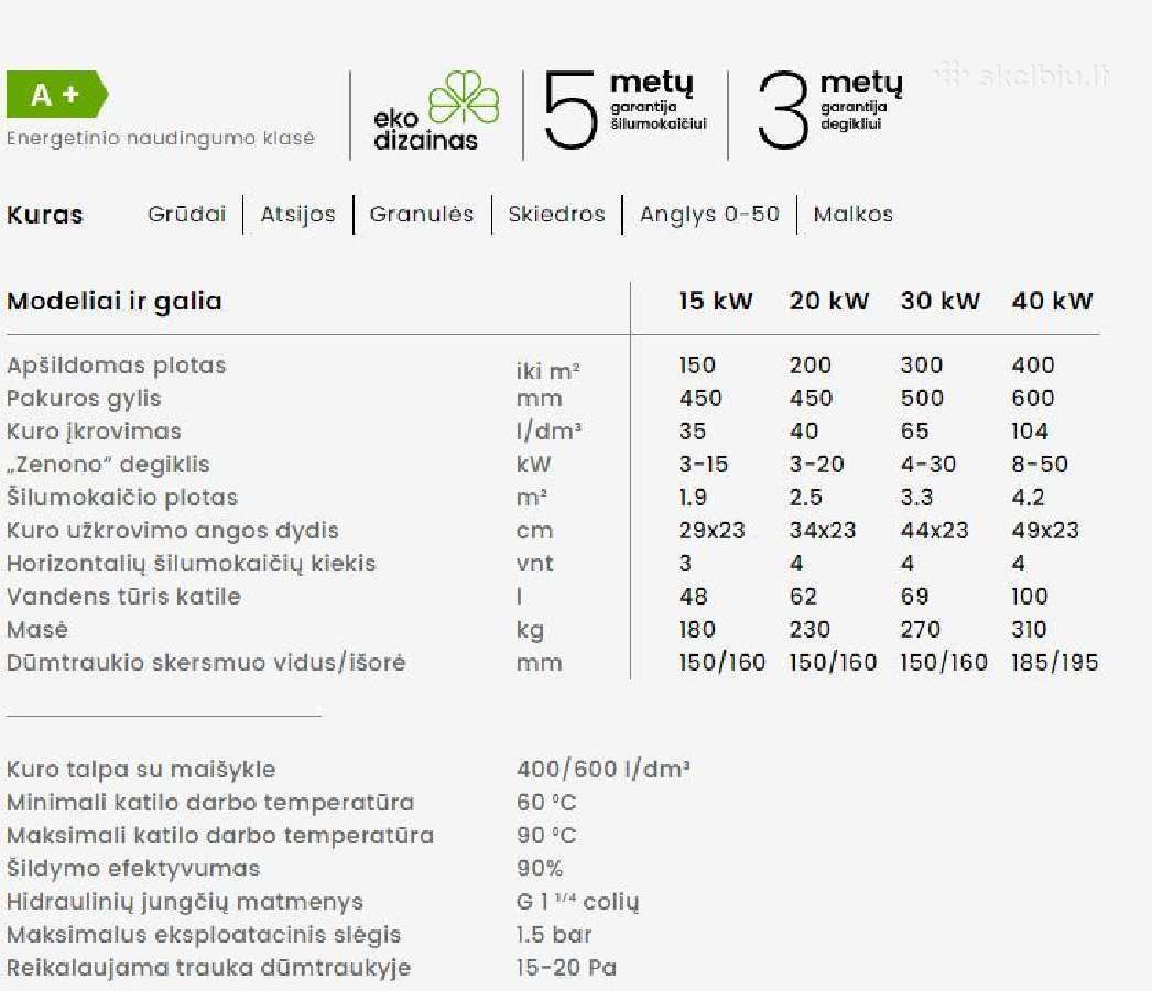 Granulinis katilas Agro Uni - atvežimas visur - nuotraukos Nr. 5