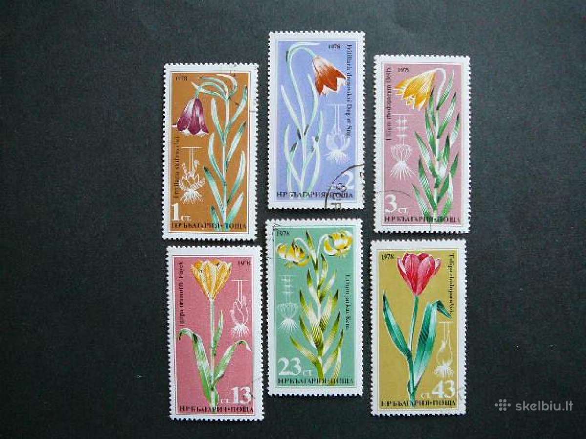 Geles Flora Bulgarija 1978 antsp. bg1864