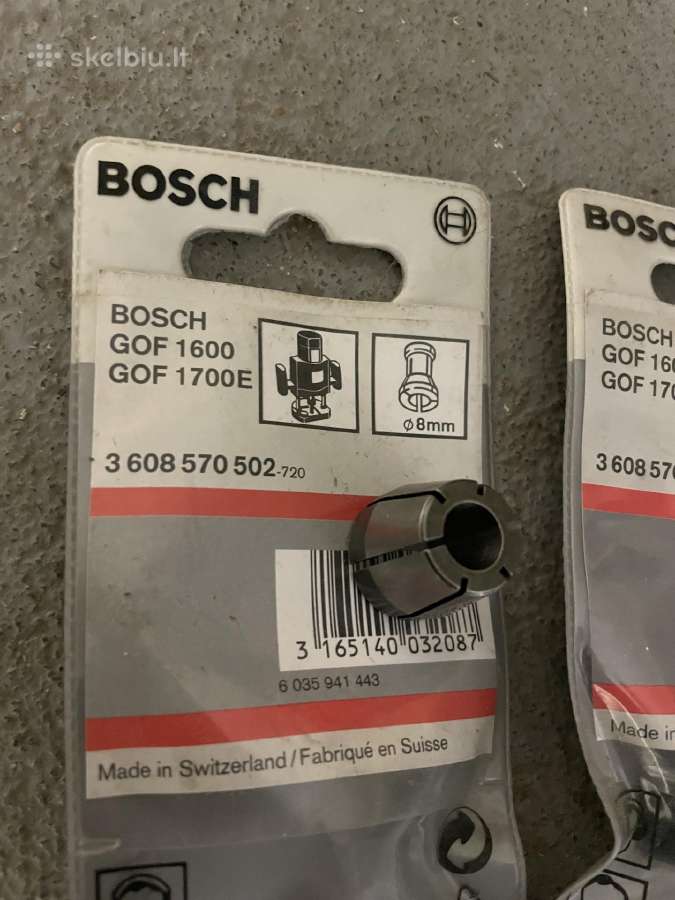 Bosch Įvorės užveržimas Gof 1600, Gof 1700e - nuotraukos Nr. 2