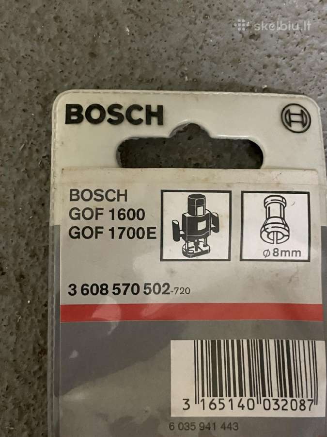 Bosch Įvorės užveržimas Gof 1600, Gof 1700e - nuotraukos Nr. 4