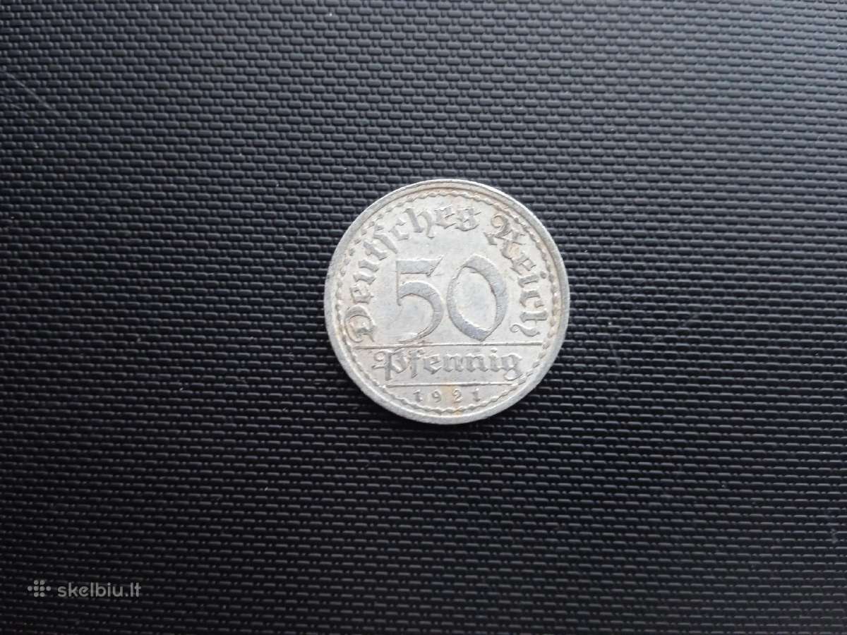 50 pfenigų 1921m A Vokietija