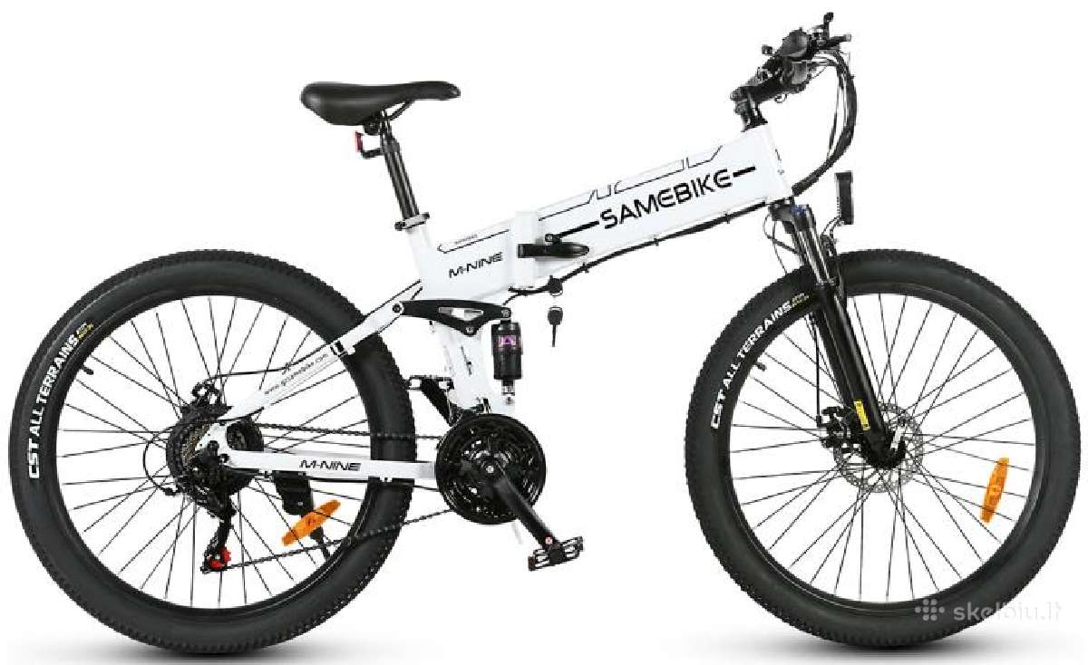 Elektrinis dviratis Samebike Lo26-II-ft-yd-bk 900w - nuotraukos Nr. 2