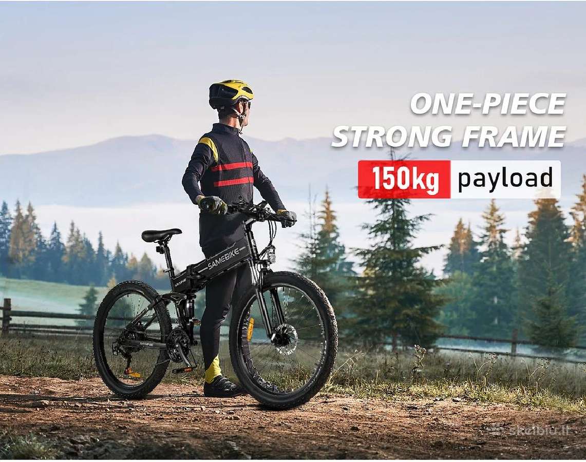 Elektrinis dviratis Samebike Lo26-II-ft-yd-bk 900w - nuotraukos Nr. 7