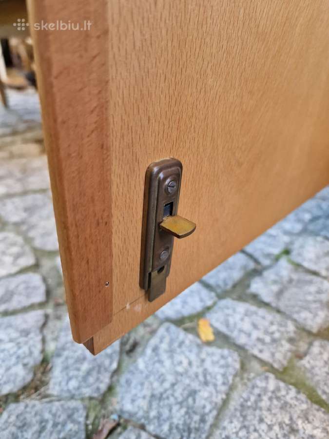Vintažinė riešutmedžio spintelė -sekreteras - nuotraukos Nr. 18