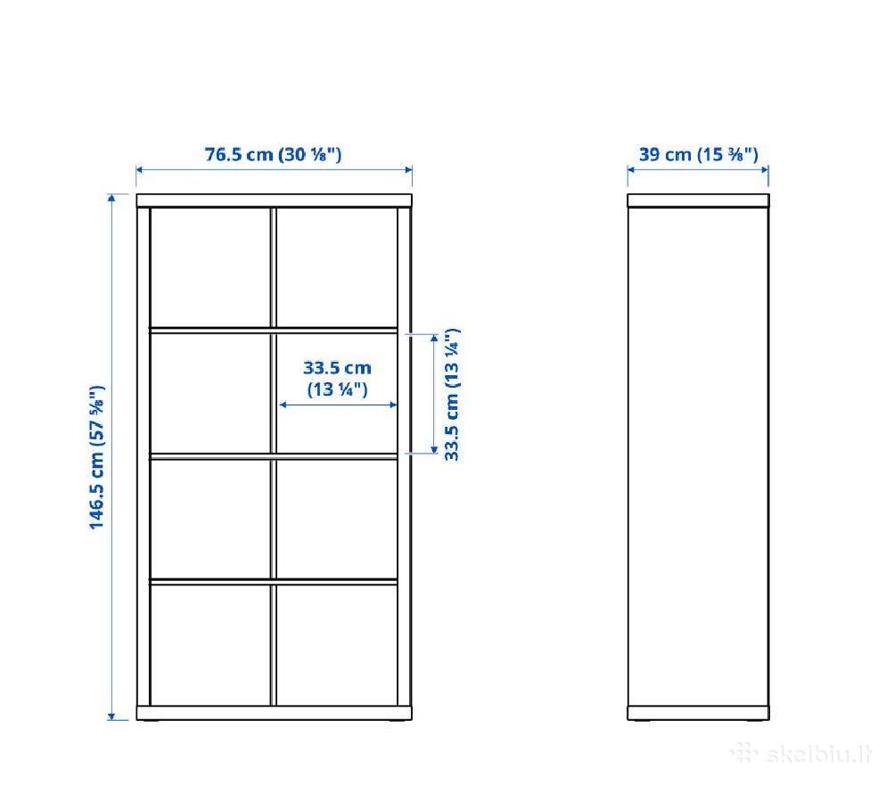 Lentyna Ikea Kallax - nuotraukos Nr. 6