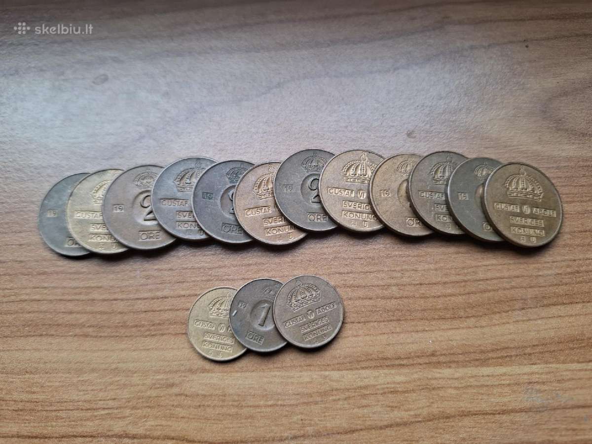 Ore Švedijos 15 monetu
