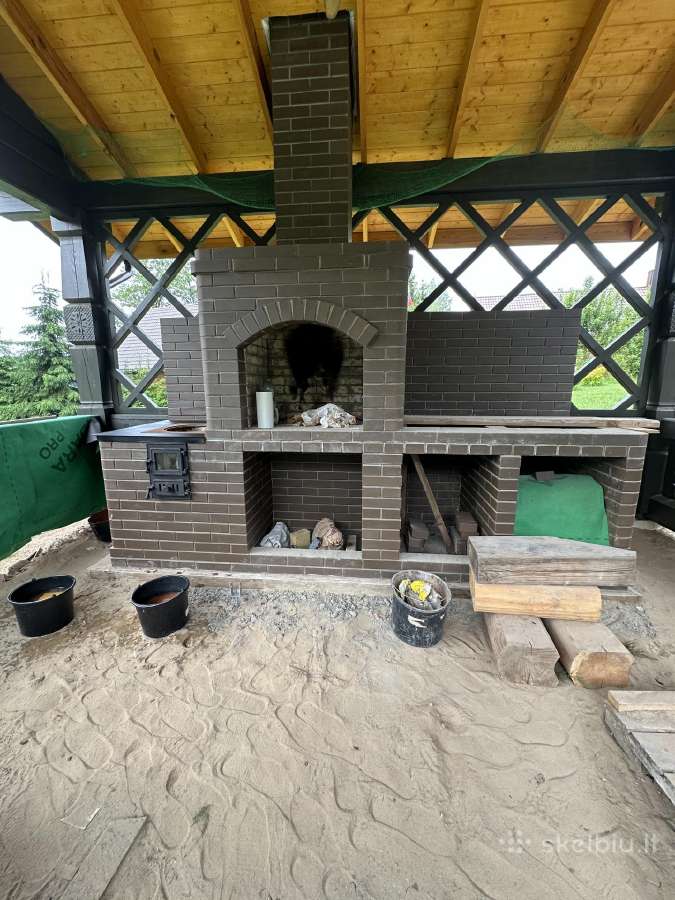 Krosnies, Pečiaus, Židinių Statyba, Remontas. - nuotraukos Nr. 34