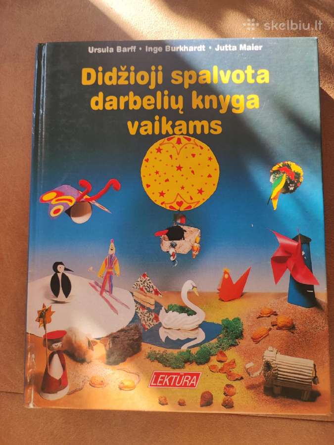 Didžioji spalvota darbelių knyga vaikams