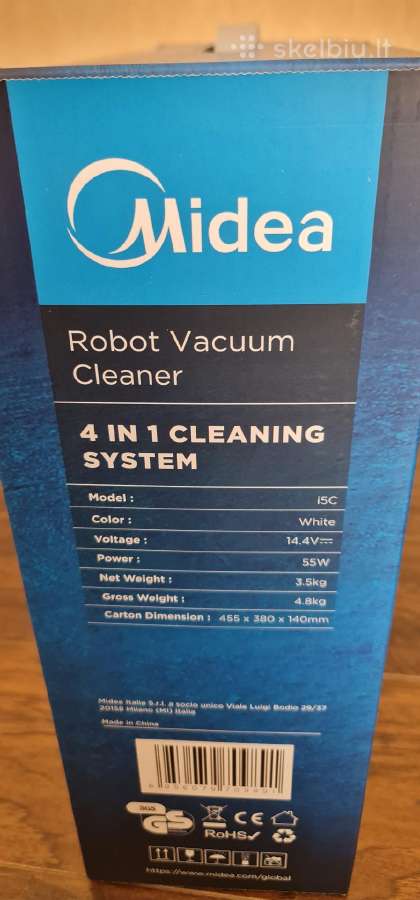 Dulkių siurblys robotas Midea Robotic Vacuum Clean - nuotraukos Nr. 3