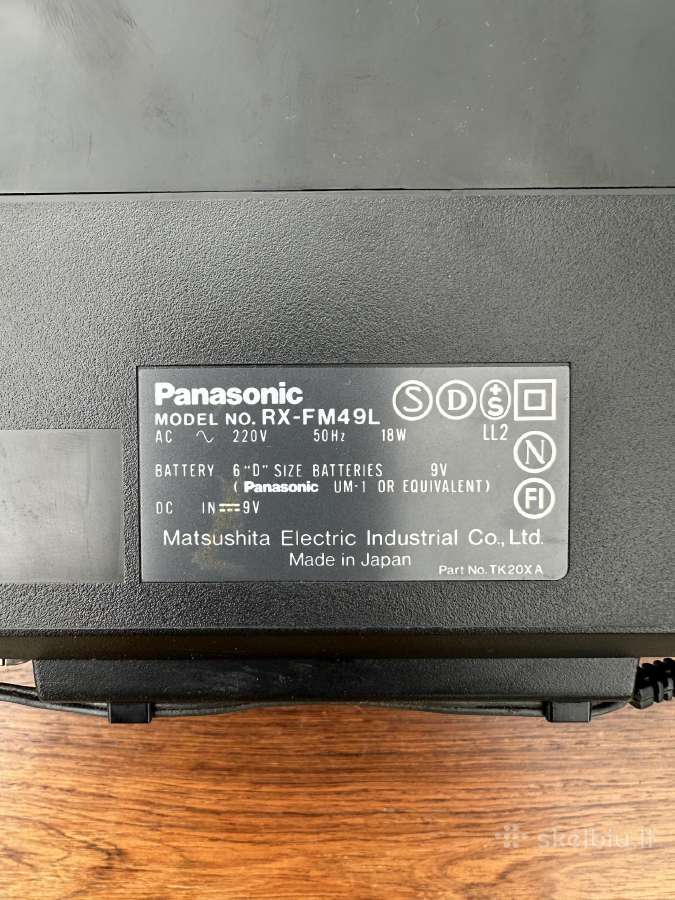 Panasonic Rx-fm49l - nuotraukos Nr. 5