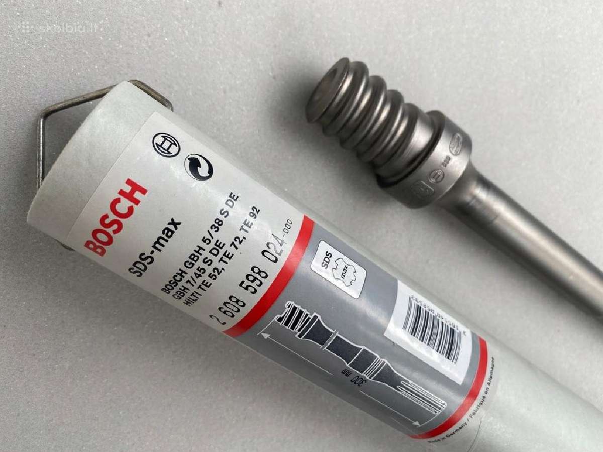 Bosch sujungimas Sds-max - ilgas 300mm - nuotraukos Nr. 5