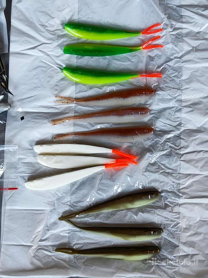 Drop-shot gumos starkiams