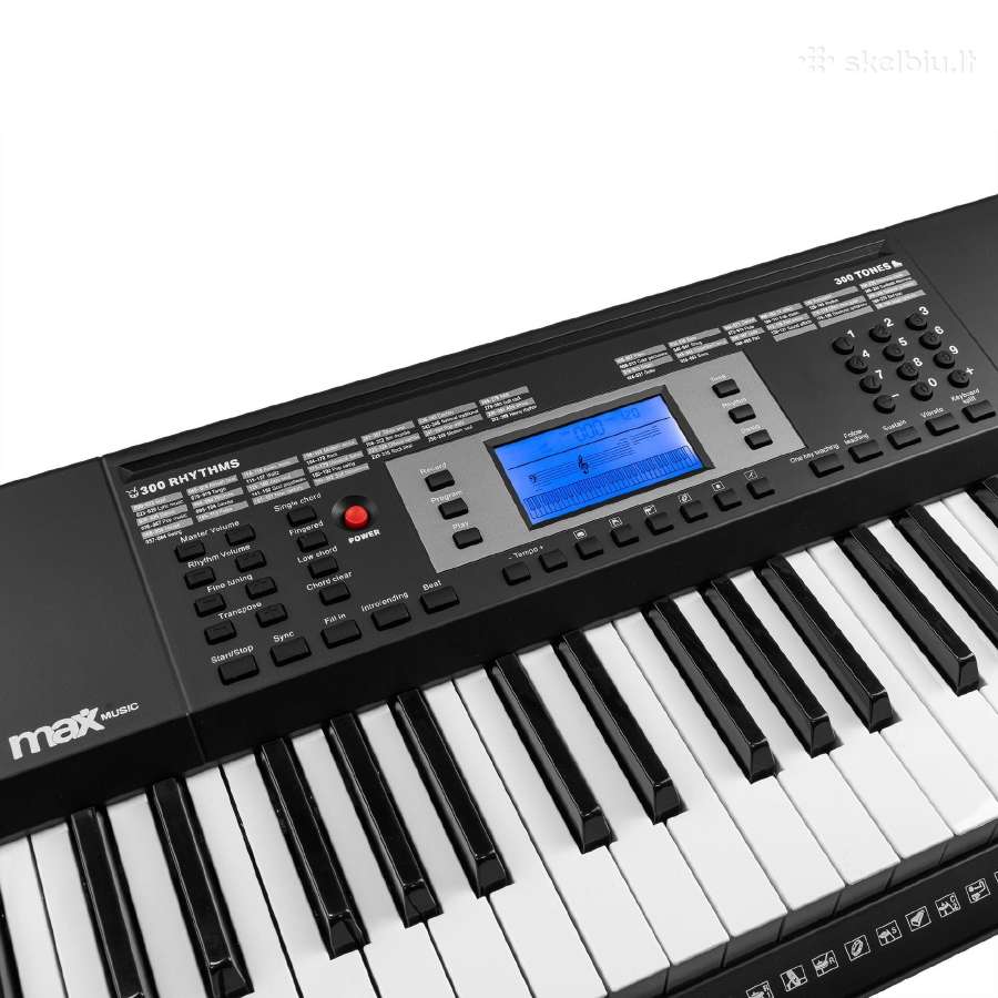 Max Rhapsody61l sintezatorius šviečiančiais klaviš - nuotraukos Nr. 6
