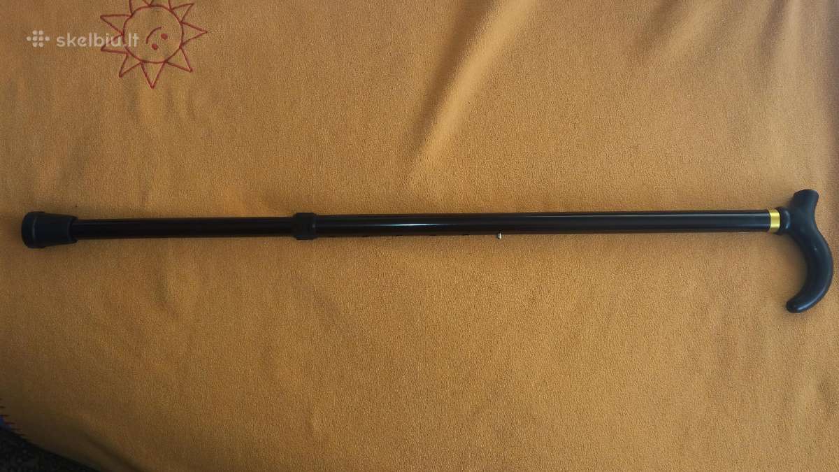 Metaline lazdele. Nauja. juoda - nuotraukos Nr. 8