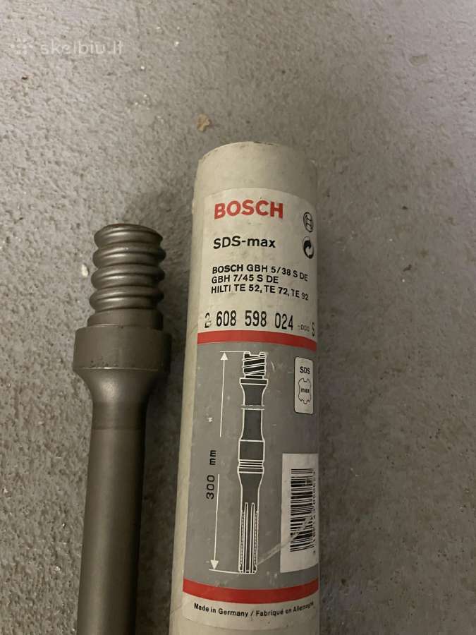 Bosch sujungimas Sds-max - ilgas 300mm - nuotraukos Nr. 4