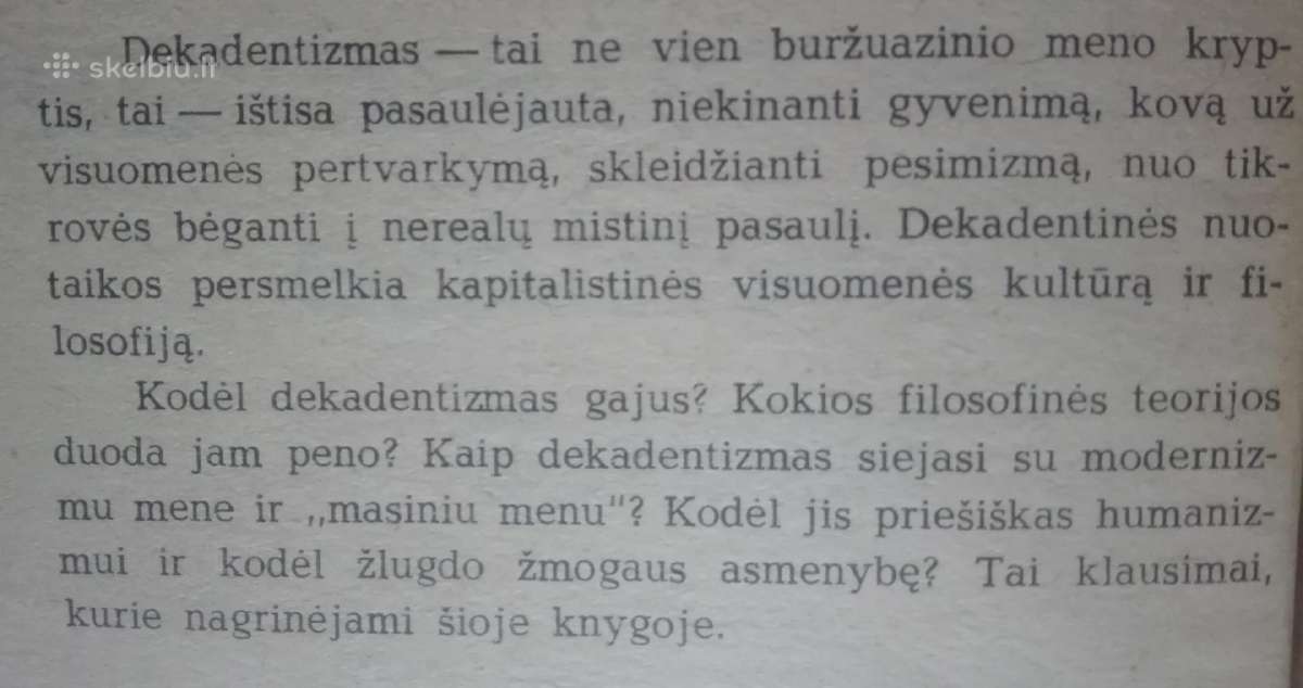 1914. Dekadentizmas Gyvenime Ir Mene A. Koganas - nuotraukos Nr. 2
