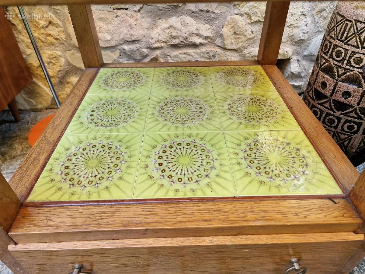 Vintažinis mid century kavos staliukas - nuotraukos Nr. 3