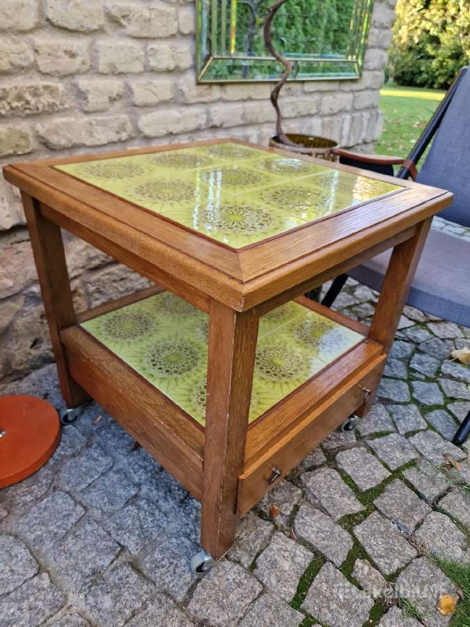 Vintažinis mid century kavos staliukas - nuotraukos Nr. 7