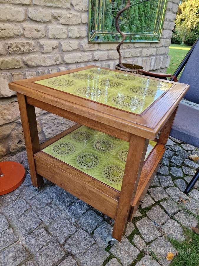 Vintažinis mid century kavos staliukas - nuotraukos Nr. 10