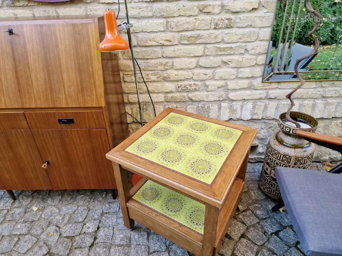 Vintažinis mid century kavos staliukas - nuotraukos Nr. 12
