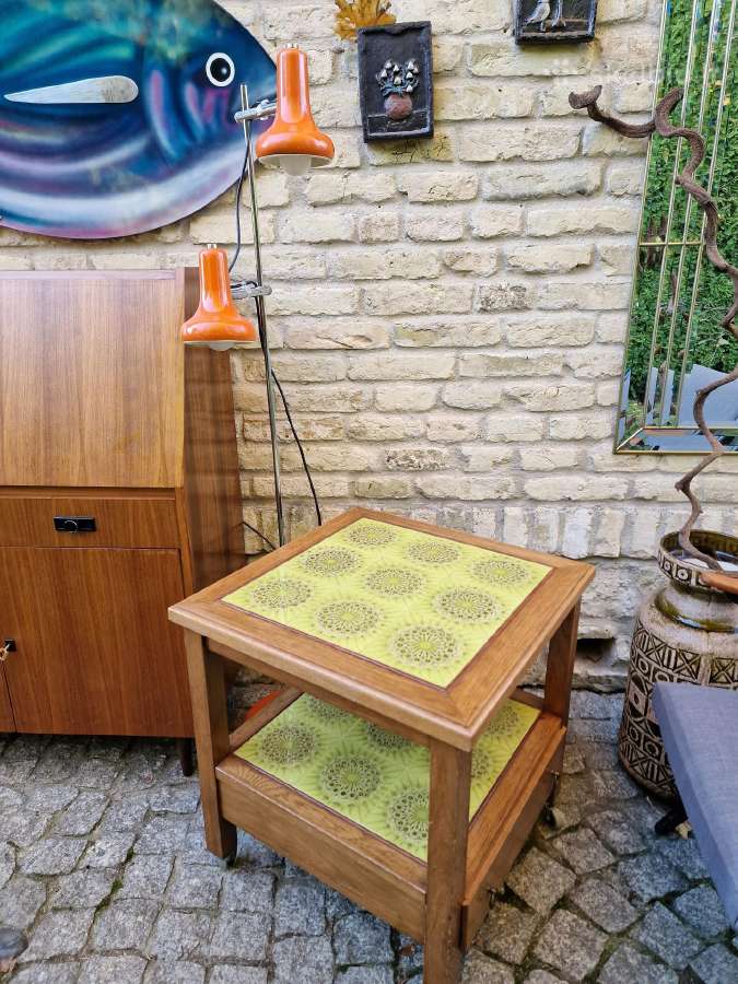 Vintažinis mid century kavos staliukas - nuotraukos Nr. 13