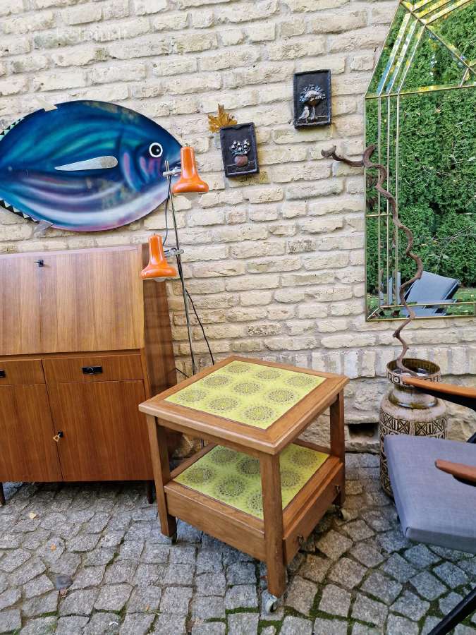 Vintažinis mid century kavos staliukas - nuotraukos Nr. 14