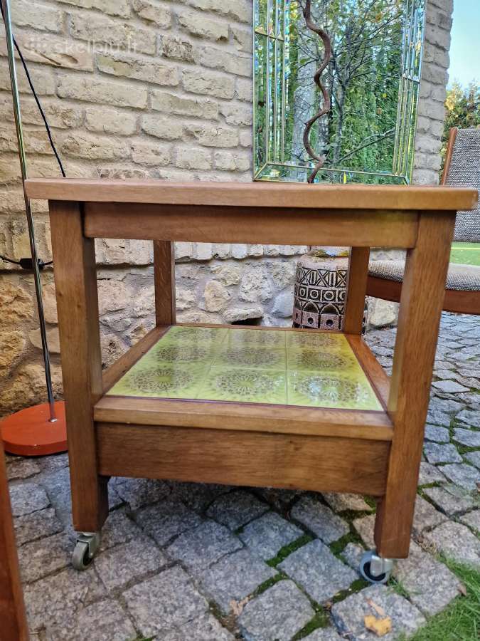 Vintažinis mid century kavos staliukas - nuotraukos Nr. 19