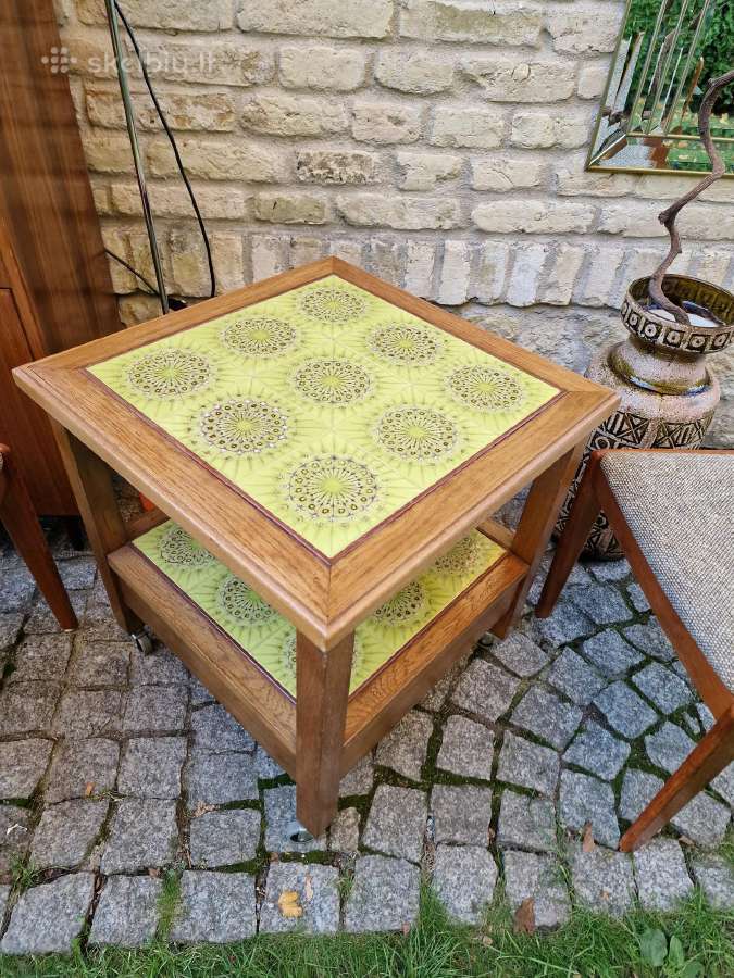 Vintažinis mid century kavos staliukas - nuotraukos Nr. 26