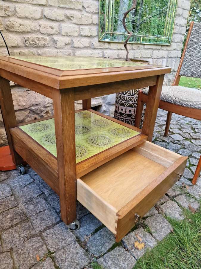 Vintažinis mid century kavos staliukas - nuotraukos Nr. 33