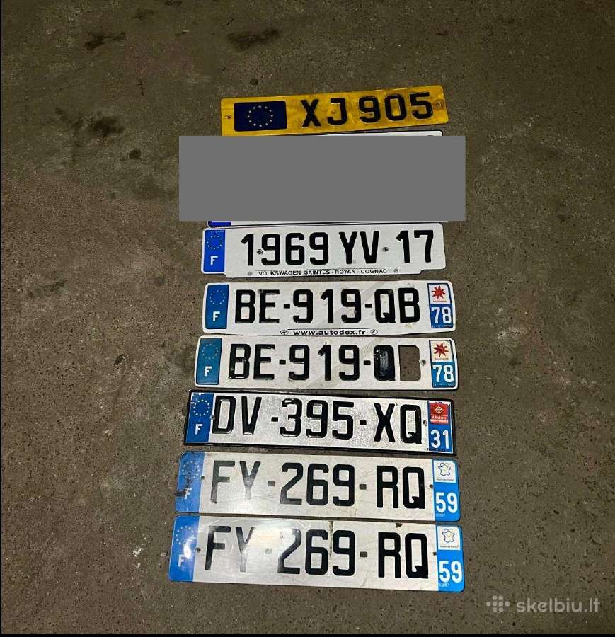 Uzsienietisku numeriu kolekcija