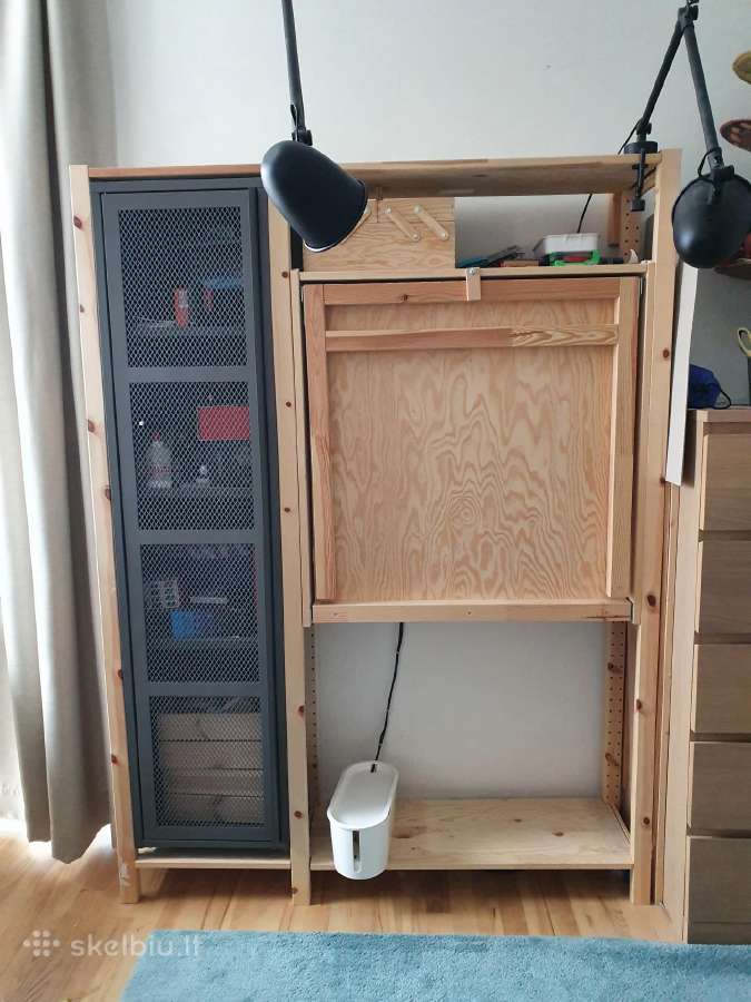 Parduodama Ikea "ivar"lentyna su išlankstomu stalu