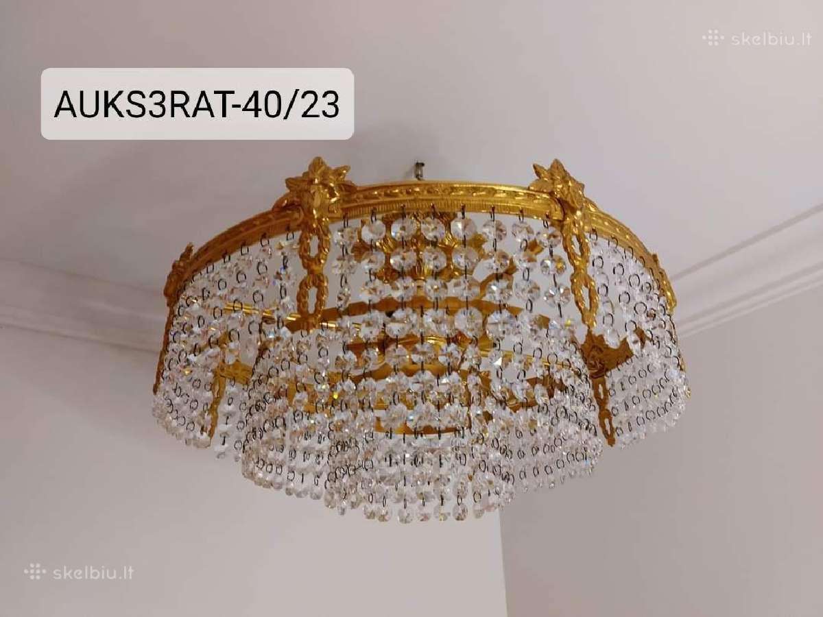 6. Krištolo šviestuvas bronzos šviestuvai A+rat - nuotraukos Nr. 21