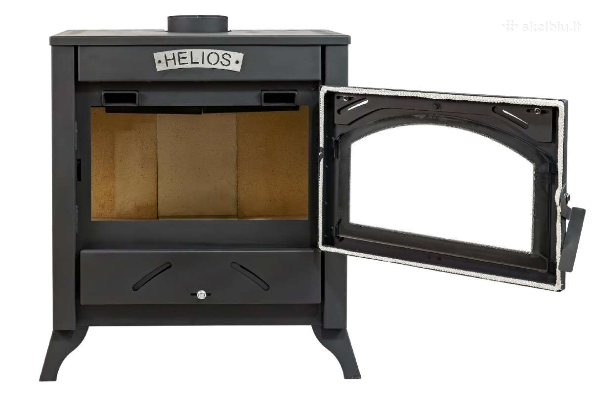 Laisvai pastatoma krosnelė Helios (9 kw) - nuotraukos Nr. 4