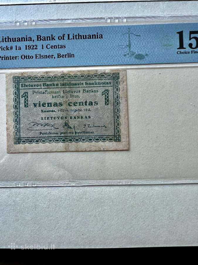 Lietuvos banko laikinasis banknotas