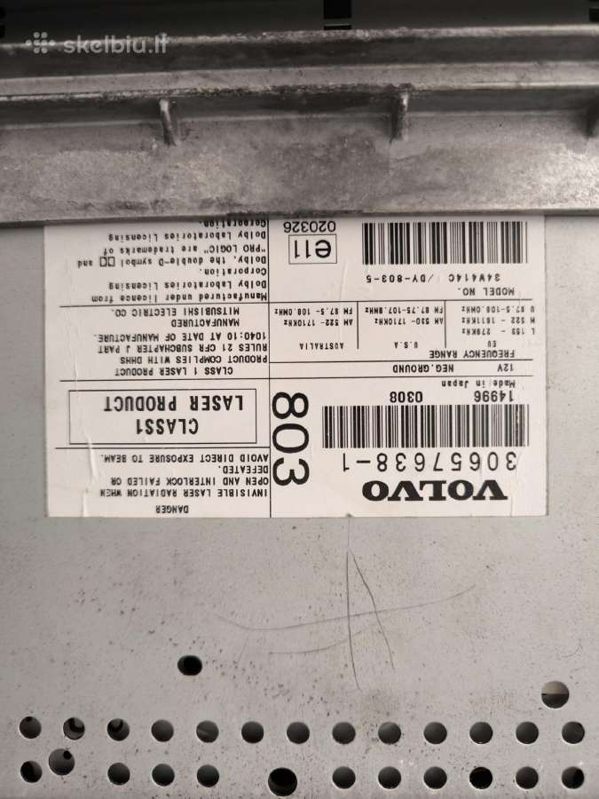 Volvo V70, Xc70 dalys, Four-c elektr. amort. - nuotraukos Nr. 3