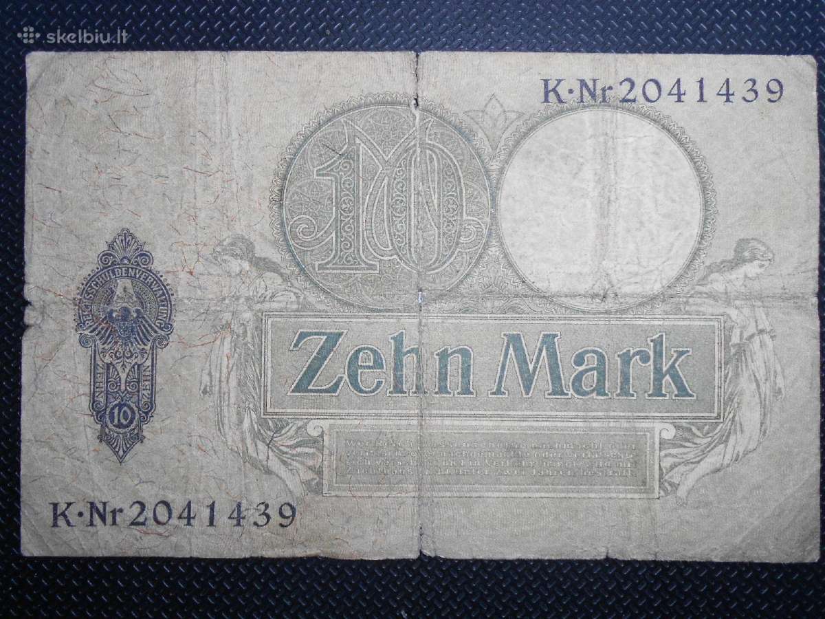 10 markių Vokietija 1906m - nuotraukos Nr. 2