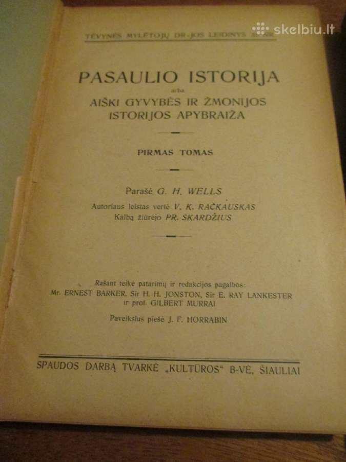 Wells H. G. - Pasaulio istorija 3 tomai - nuotraukos Nr. 2