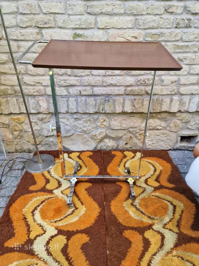Vintažinis mid century Bauhaus st. staliukas. - nuotraukos Nr. 16
