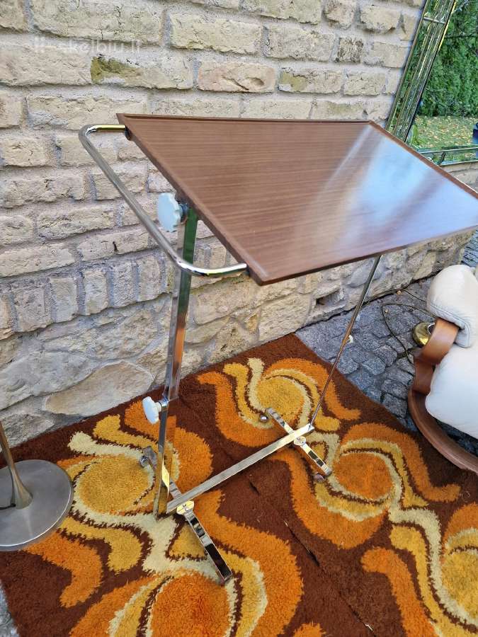 Vintažinis mid century Bauhaus st. staliukas. - nuotraukos Nr. 17