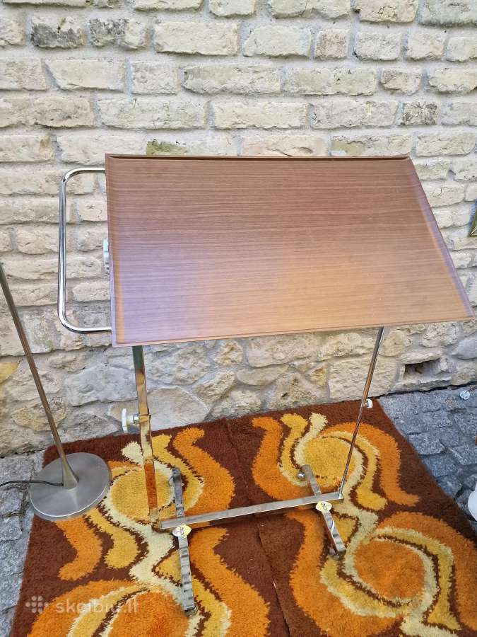 Vintažinis mid century Bauhaus st. staliukas. - nuotraukos Nr. 21