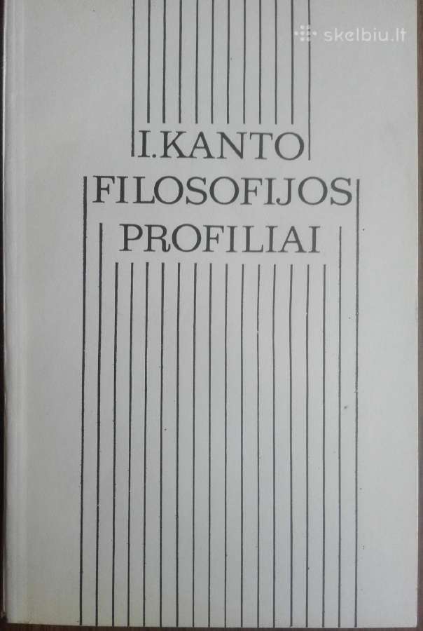 1922. I. Kanto Filosofijos Profiliai