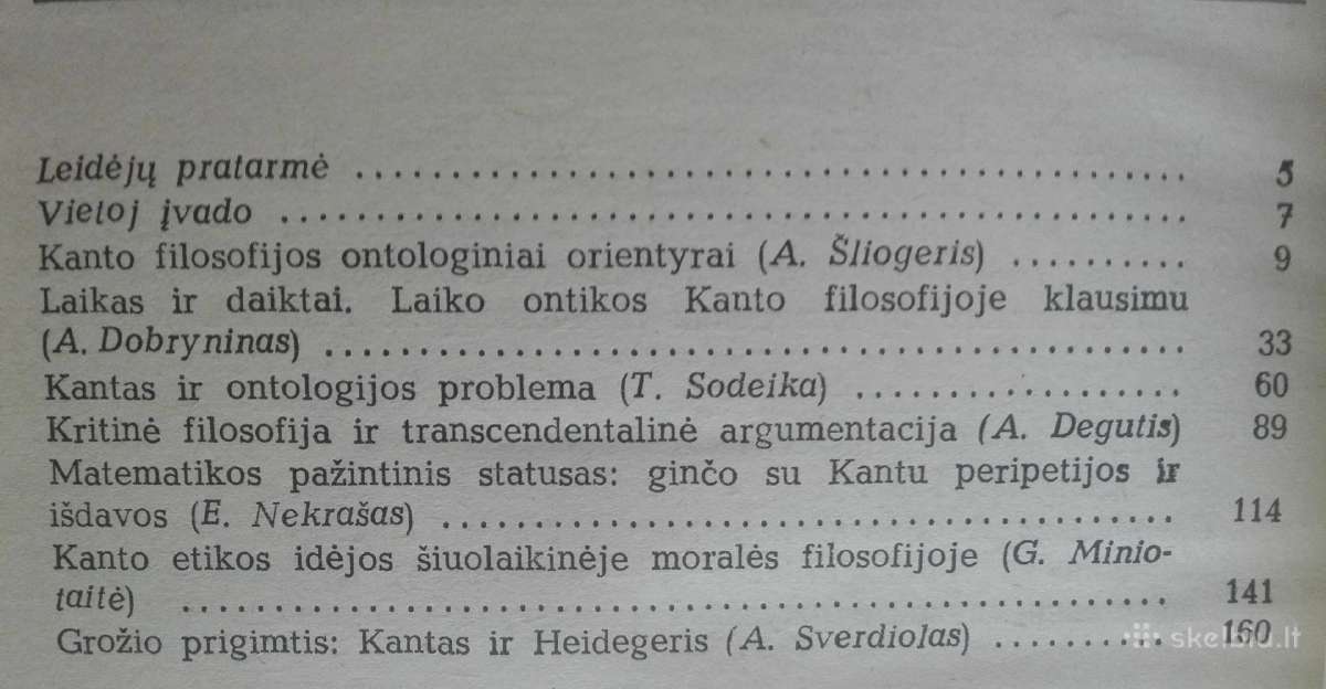 1922. I. Kanto Filosofijos Profiliai - nuotraukos Nr. 3