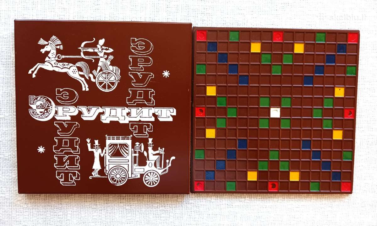 Stalo žaidimas "Erudit" TSRS 1984 met. - nuotraukos Nr. 8