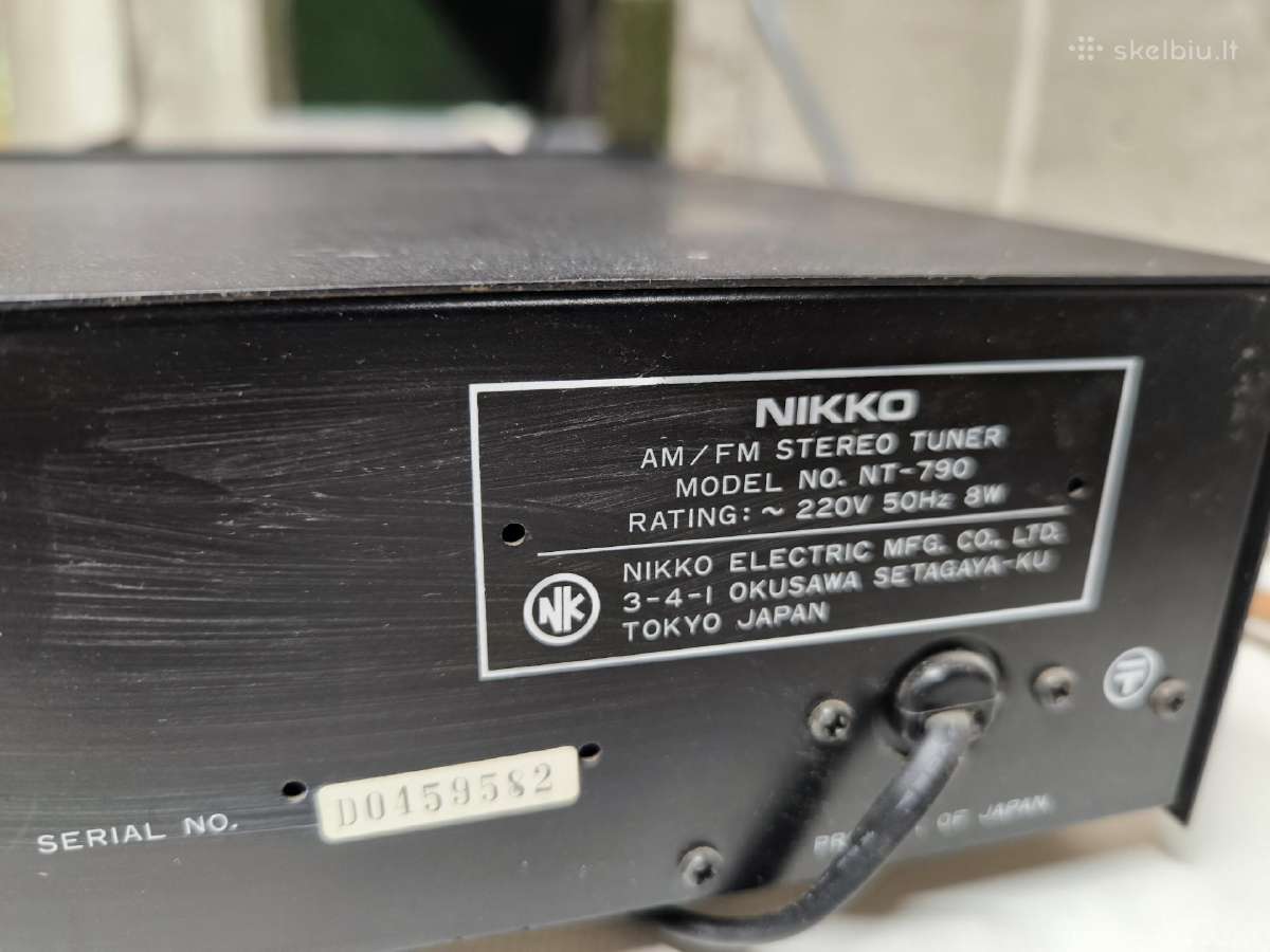 Tiuneris Nikko Nt-790 - nuotraukos Nr. 7