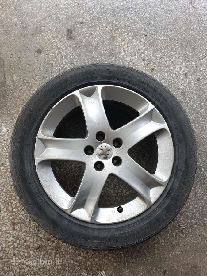 R17 originalūs Peugeot 407 su žieminėm padangom - nuotraukos Nr. 2