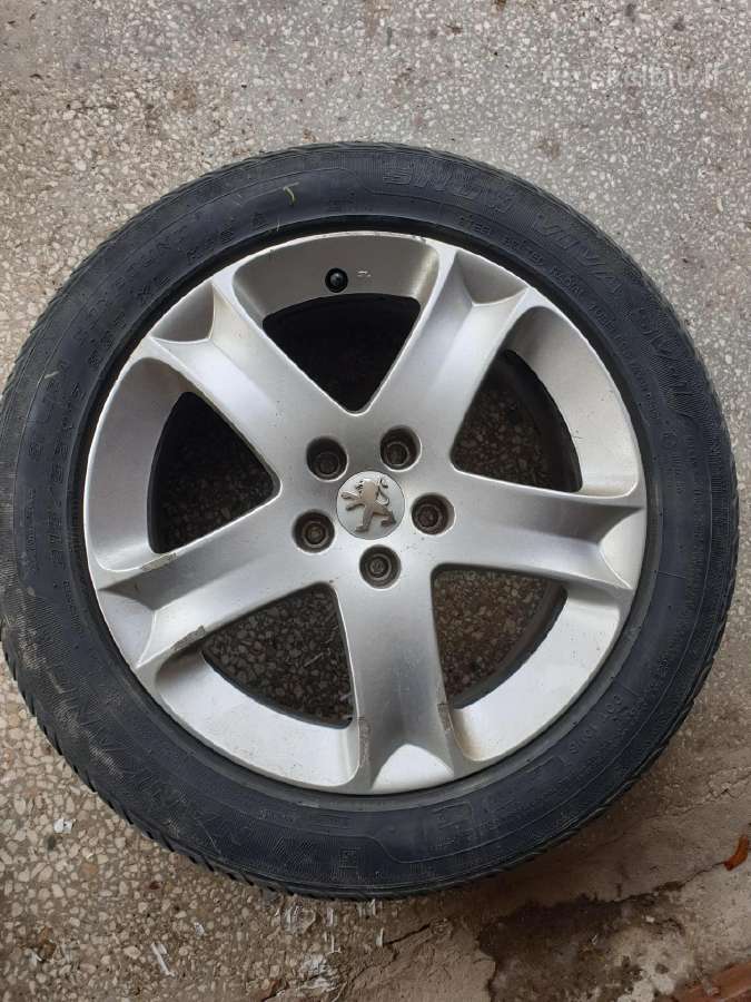 R17 originalūs Peugeot 407 su žieminėm padangom - nuotraukos Nr. 9