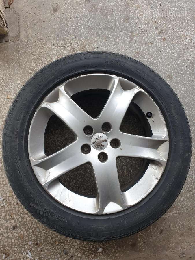 R17 originalūs Peugeot 407 su žieminėm padangom - nuotraukos Nr. 10