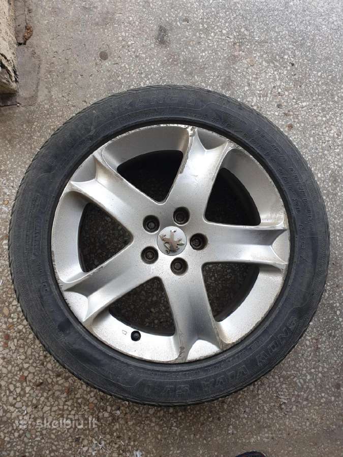 R17 originalūs Peugeot 407 su žieminėm padangom - nuotraukos Nr. 11