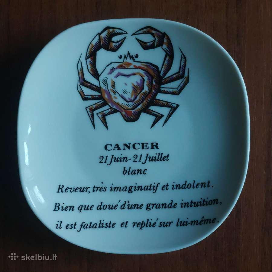 Prancūziška lėkštutė - zodiako ženklas " Vėžys " - nuotraukos Nr. 9