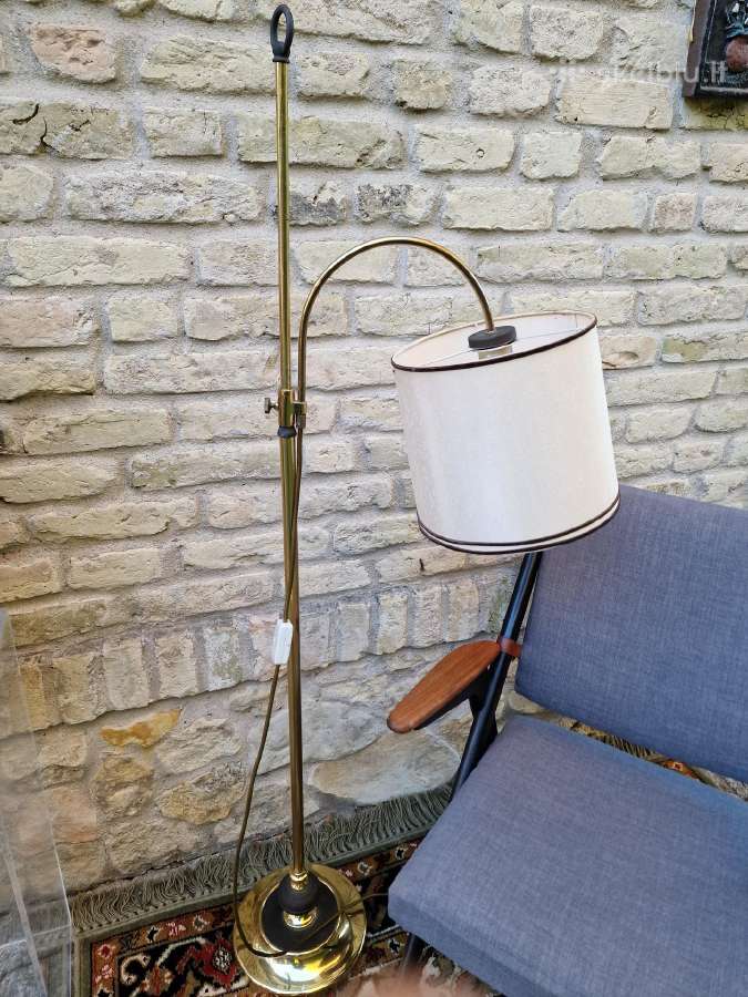 Vintažinis mid century žalvarinis toršeras